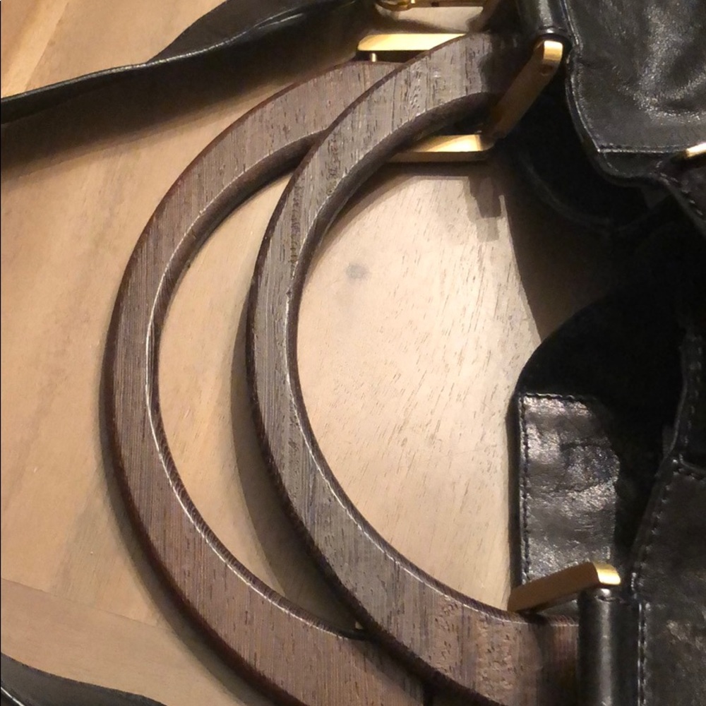 Jimmy Choo suede and leather handbag - Picture 7 of 8